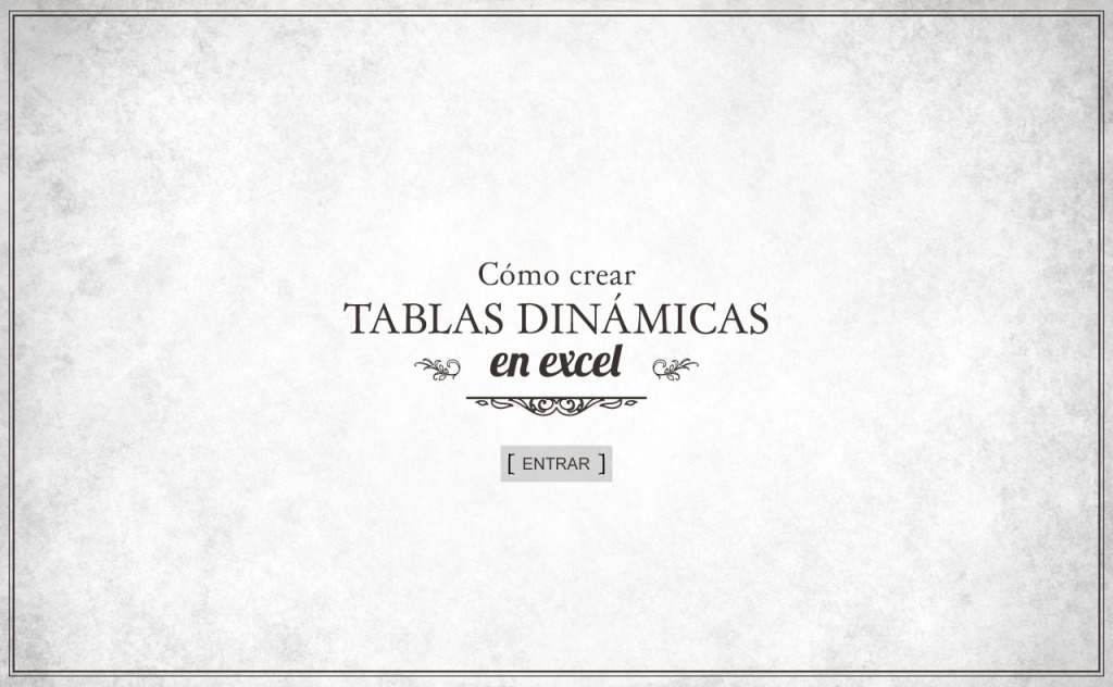 Tablas dinámicas en Excel